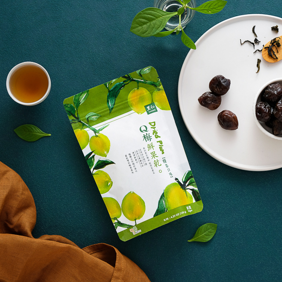 里仁Q梅鮮果乾-綠茶口味-01 里仁Q梅鮮果乾-綠茶口味