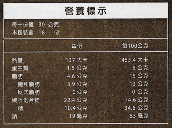 悅意糙米咖啡（18包/盒）
